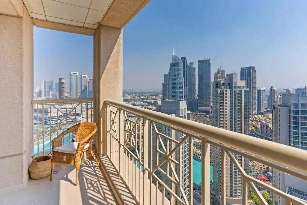 Stylish 1Br With Iconic Burj And Fountain Views Apartment Dubai